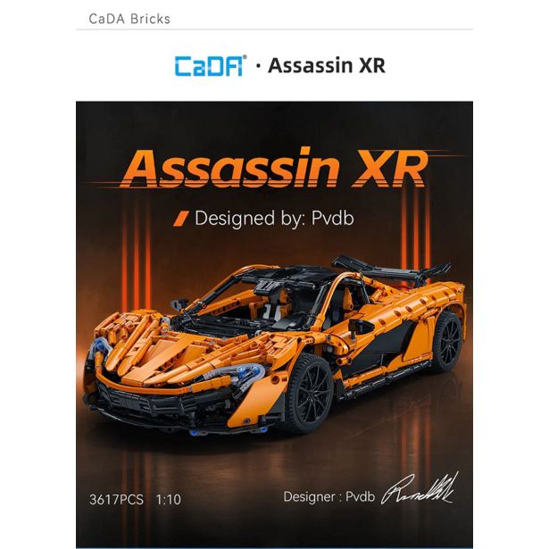 KOCKE CADA BRICKS SUPERAVTO ASSASSIN XR