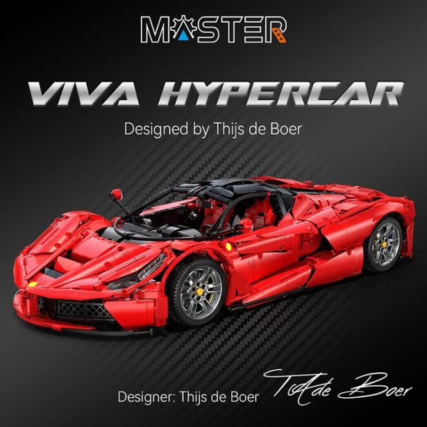 KOCKE CADA BRICKS VIVA HYPERCAR