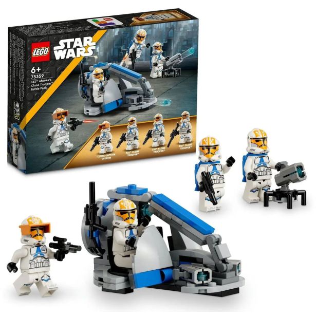 KOCKE LEGO AHSOKINA 332. SKUPINA KLONSKIH BOJEVNIKOV