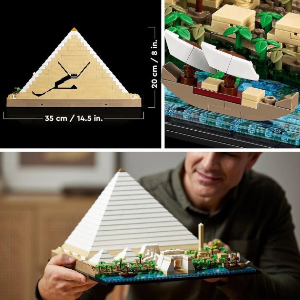 KOCKE LEGO ARCHITECTURE VELIKA PIRAMIDA V GIZI 21058