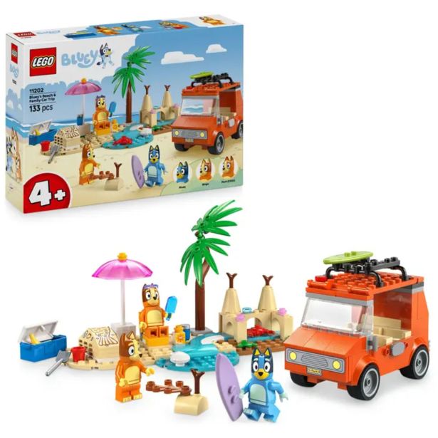 KOCKE LEGO BLUEY 11202 BLUEYJINA PLAŽA IN IZLET Z AVTOM.