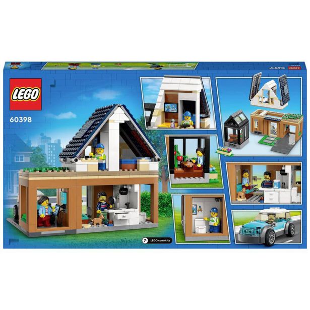 KOCKE LEGO CITY DRUŽINSKA HIŠA IN ELEKTRIČNI AVTO 60398