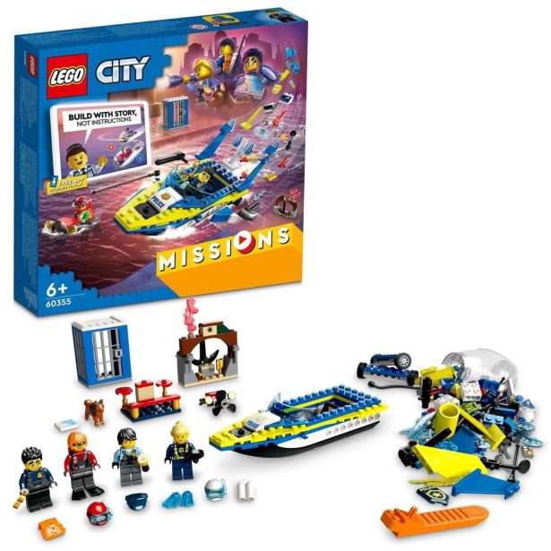 KOCKE LEGO CITY NALOGE DETEKTIVA POMORSKE POLICIJE 60355
