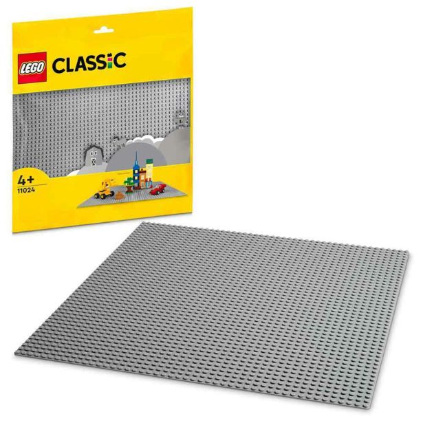 KOCKE LEGO CLASSIC OSNOVNA PLOŠČA SIVA 11024