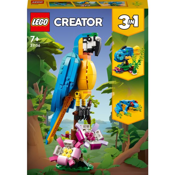 KOCKE LEGO 31136 CREATOR EKSOTIČNI PAPAGAJ