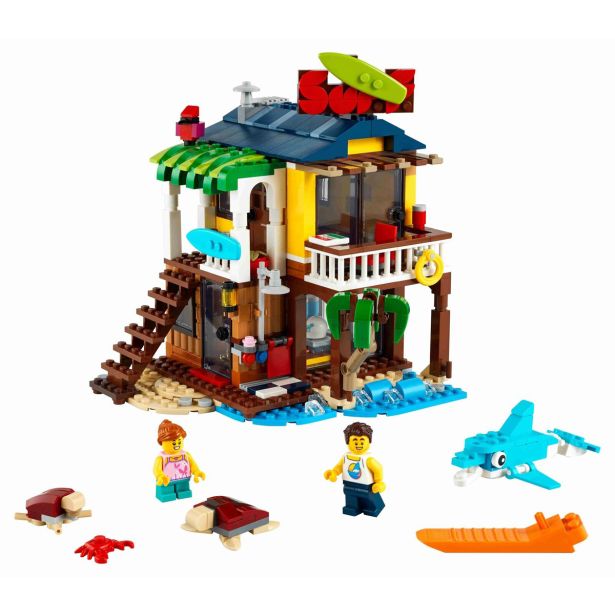 KOCKE LEGO CREATOR HIŠICA NA PLAŽI ZA SURF 31118