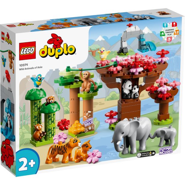 KOCKE LEGO DUPLO DIVJE ŽIVALI AZIJE 10974