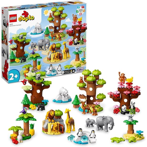 KOCKE LEGO DUPLO DIVJE ŽIVALI SVETA 10975