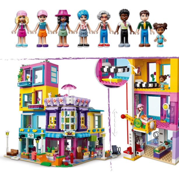 KOCKE LEGO FRIENDS ZGRADBA NA GLAVNI ULICI 41704