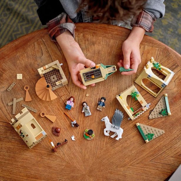 KOCKE LEGO HARRY POTTER DVORIŠČE BRADAVIČARKE