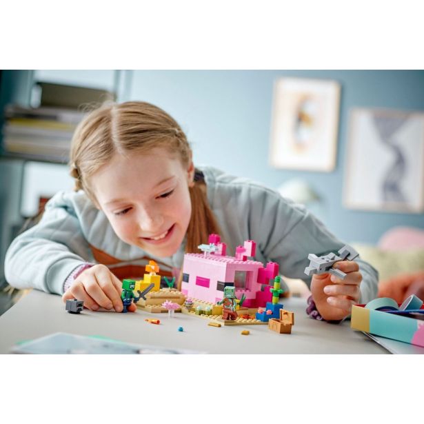 KOCKE LEGO HIŠA AXOLOTL