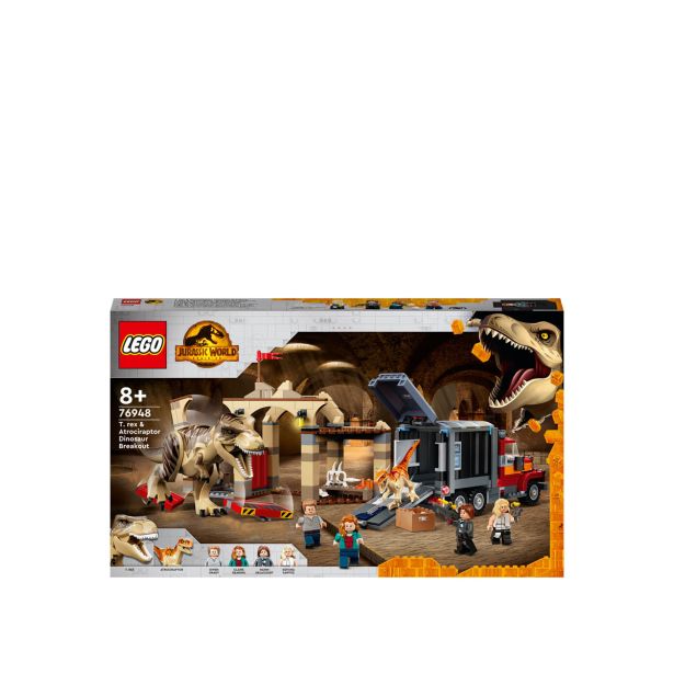 KOCKE LEGO JURASSIC WORLD POBEG TIRANOZAVRA 76948