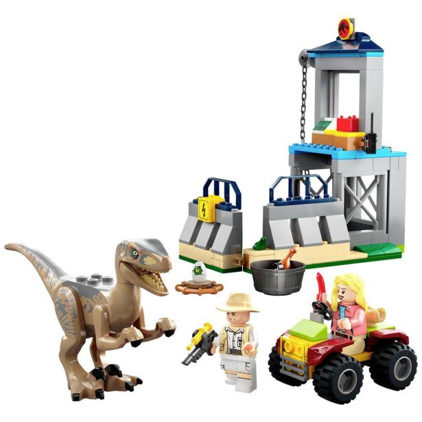 KOCKE LEGO JURASSIC WORLD POBEG VELOCIRAPTORJA76957