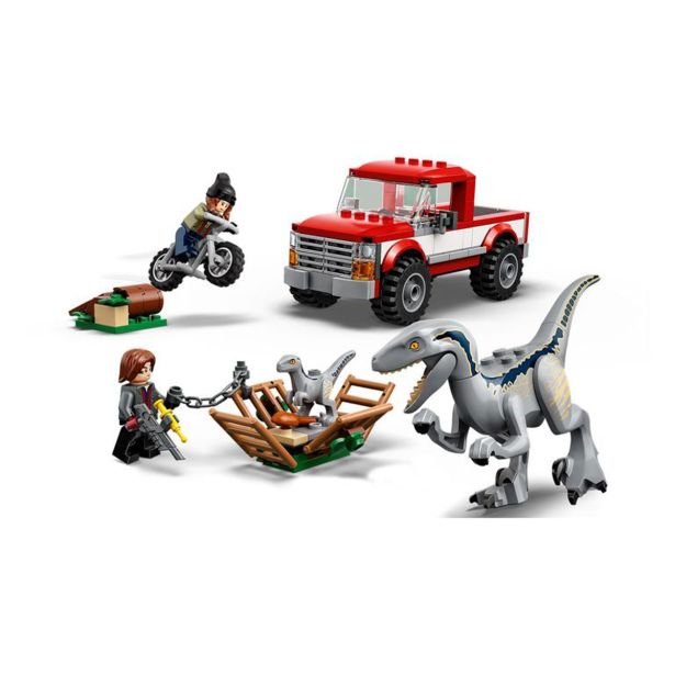 KOCKE LEGO JURASSIC WORLD ZAJETJE BLUE IN BETA 76946