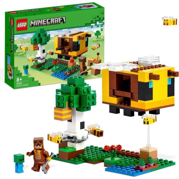 KOCKE LEGO MINECRAFT ČEBELJA KOČA 21241