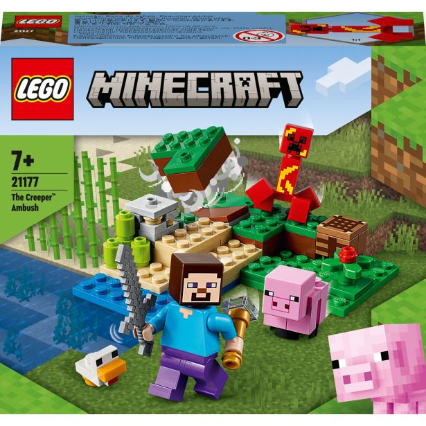 KOCKE LEGO MINECRAFT CREEPERJEVA ZASEDA 21177