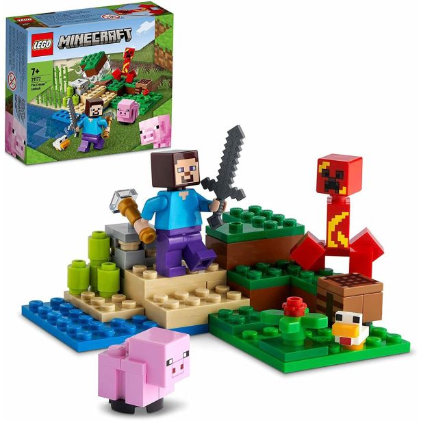 KOCKE LEGO MINECRAFT CREEPERJEVA ZASEDA 21177