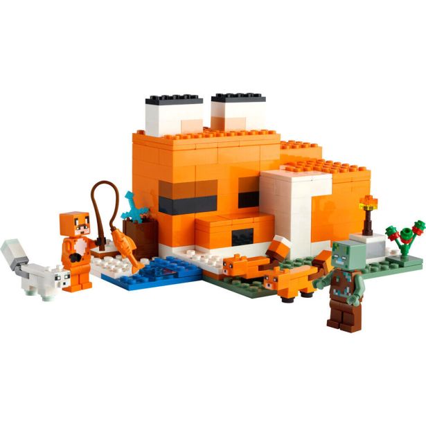 KOCKE LEGO MINECRAFT LISIČJI BRLOG 21178
