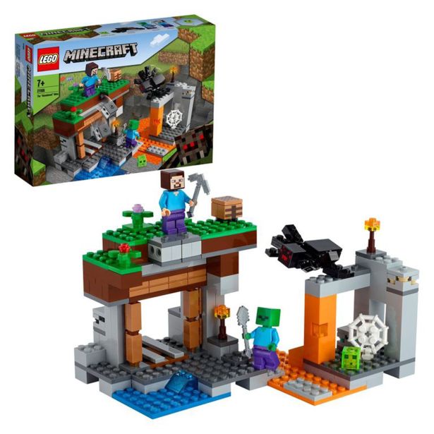 KOCKE LEGO MINECRAFT OPUŠČENI RUDNIK 21166