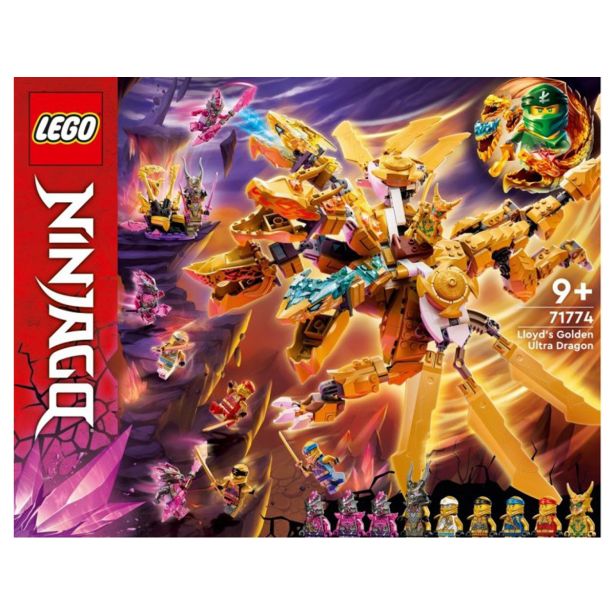 KOCKE LEGO NINJAGO LLOYDOV ZLATI ULTRAZMAJ 71774