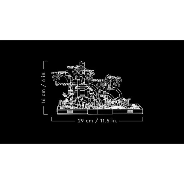 KOCKE LEGO STAR WARS DIORAMA JEDIJEVSKEGA URJENJA75330