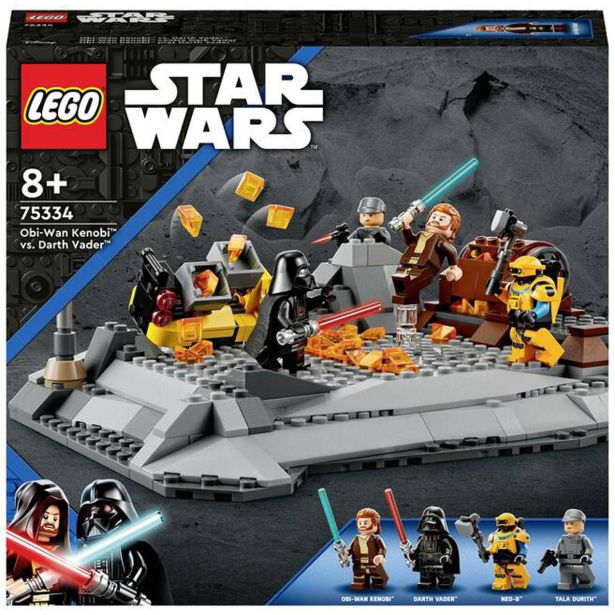 KOCKE LEGO STAR WARS OBI-WANKENOBI PROTI DARTHUVADERJU 75334