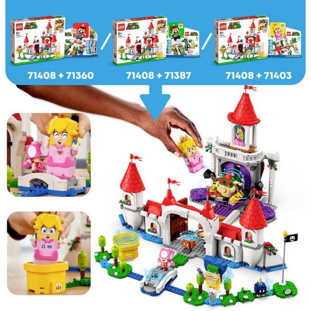 KOCKE LEGO SUPER MARIO RAZŠIR KOMPL GRAD PEACH 71408