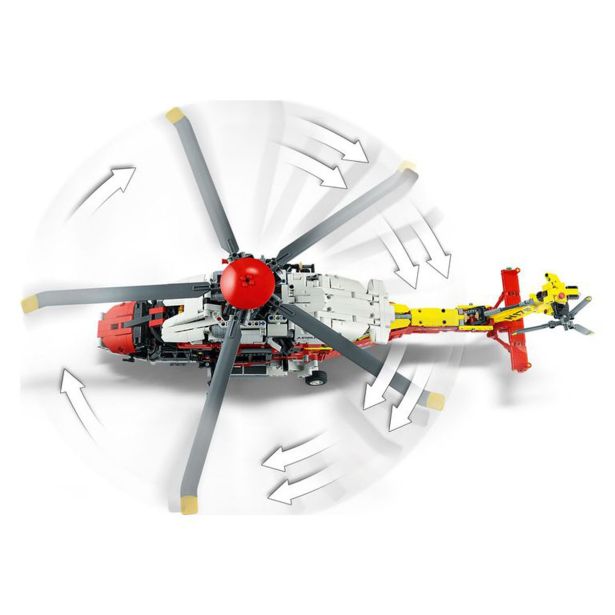 KOCKE LEGO TECHNIC AIRBUS H175 REŠ. HELIKOPTER 42145