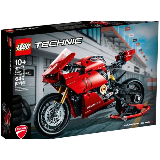 KOCKE LEGO TECHNIC DUCATI PANIGALE V4 R 42107