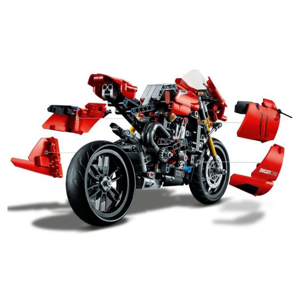 KOCKE LEGO TECHNIC DUCATI PANIGALE V4 R 42107