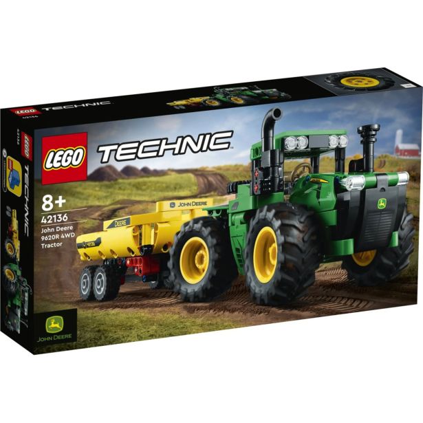 KOCKE LEGO TECHNIC JOHN DEERE TRAKTOR 9620R 4WD