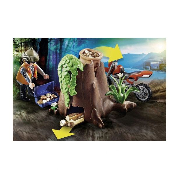 KOCKE PLAYMOBIL POLICIJS. TERENSKO VOZILO S TATOM NAKITA 70570