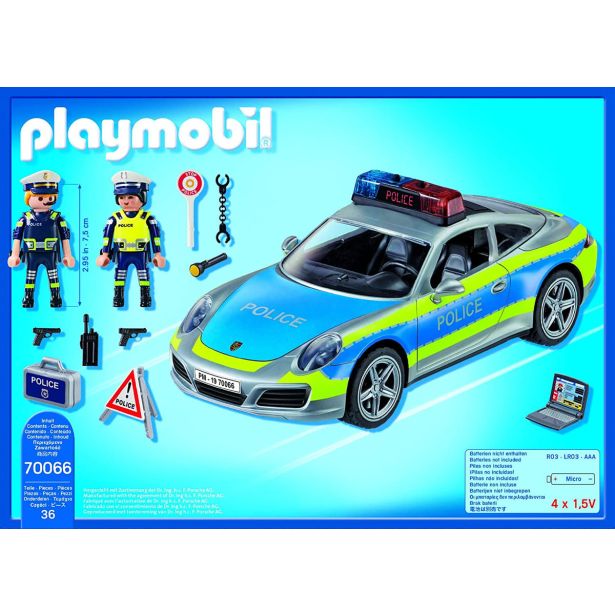 KOCKE PLAYMOBIL POLICIJSKI PORSCHE 911 CARRETA 4S 70066