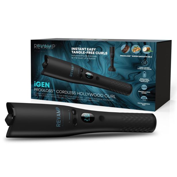 KODRALNIK ZA LASE REVAMP IGEN PROGLOSS HOLLYWOOD CURL CL-2750 BREZŽIČNI