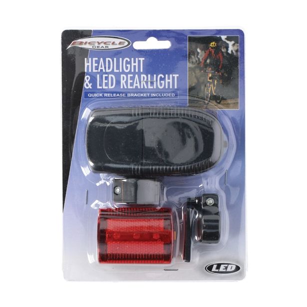 PREDNJA IN ZADNJA LED LUČ  ZA KOLO BICYCLE GEAR