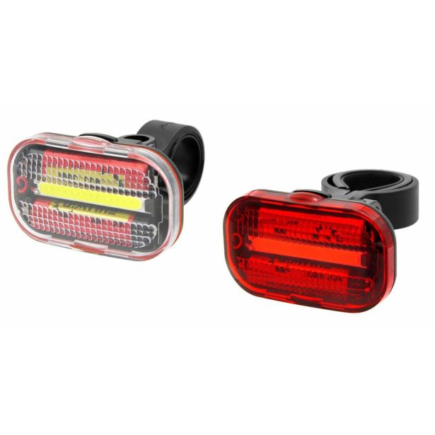 KOLESARSKI DODATEK CARCOMMERCE LED LUČ SET (PREDNJA+ZADNJA)