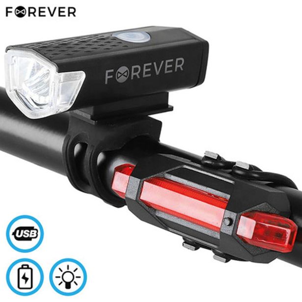 LUČ ZA KOLO FOREVER BLG-100 LED PREDNJA IN ZADNJA