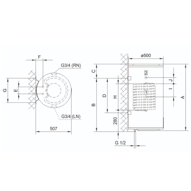 KOMBINIRANI GRELNIK VODE TIKI ECON MCR 100