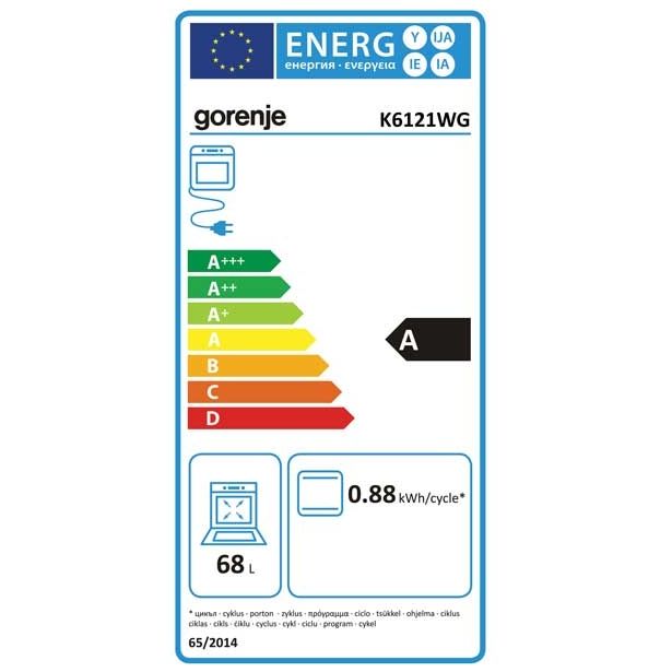 KOMBINIRANI ŠTEDILNIK GORENJE K6121WG