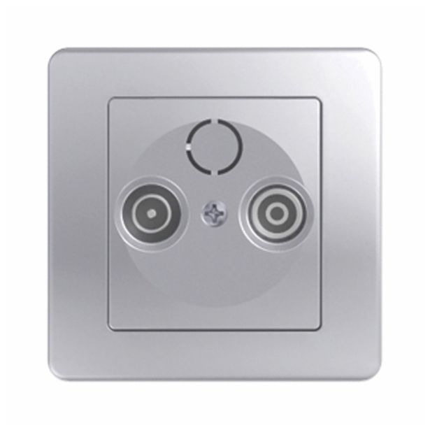 TV / AUDIO VTIČNICA ART PREHODNA TV-R S KONČ.UPOR SREB, VIJ,BOK, 5-1000 MHZ