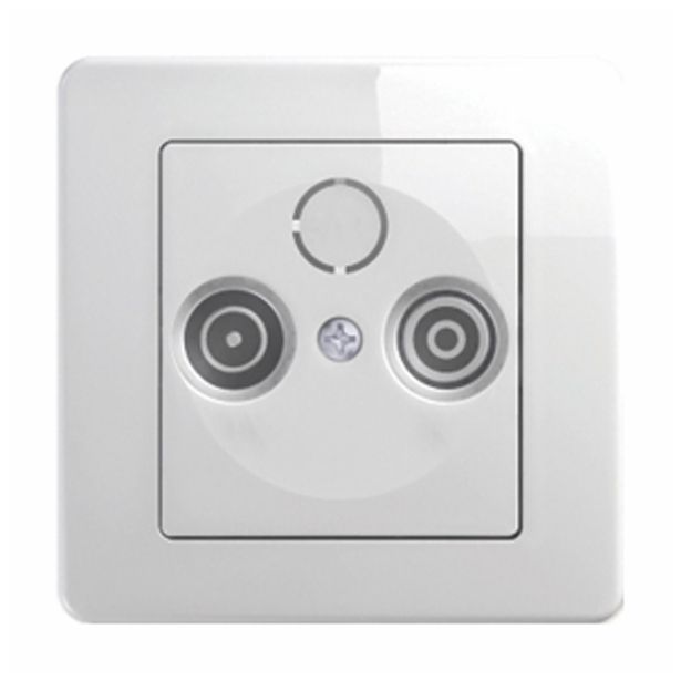 TV / AUDIO VTIČNICA EKONOMIK KONČNA TV-R BELA