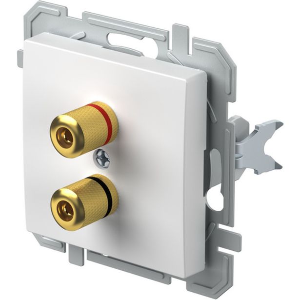 KOMUNIKACIJSKA VTIČNICA LOGIQ VTIČNICA AUDIO ZVOČNIŠKA BELA, XO