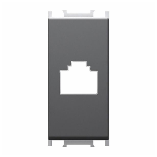 KOMUNIKACIJSKA VTIČNICA MODUL ADAPTER KEYSTONE ČRNA, 1M, BOK