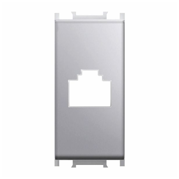 KOMUNIKACIJSKA VTIČNICA MODUL ADAPTER KEYSTONE SREBRNA, 1M, BOK