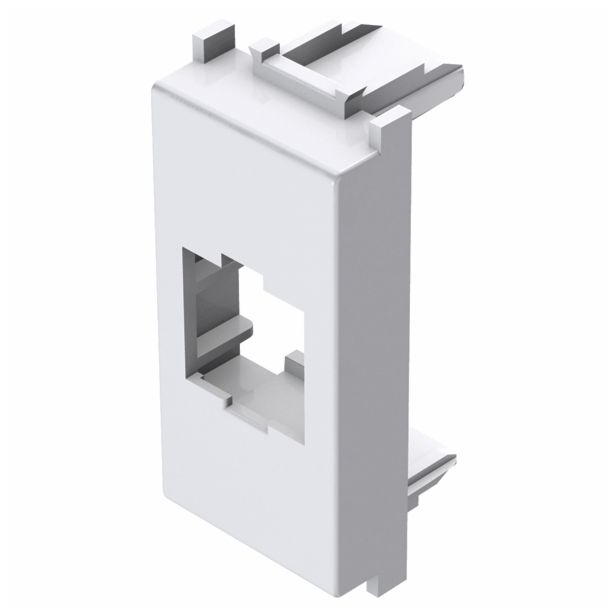KOMUNIKACIJSKA VTIČNICA MODUL ADAPTER KS UNIVERZALNI BELA, 1M, BOK