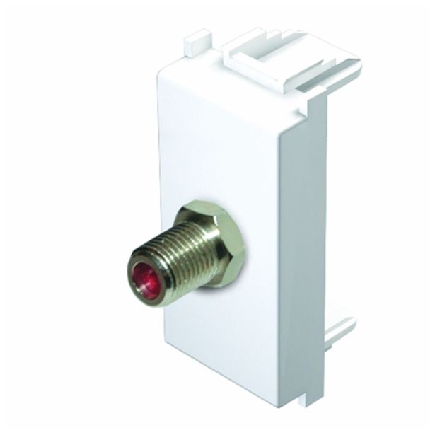 TV / AUDIO VTIČNICA MODUL OSNOVNA SAT BELA, 0 DB, 1M, BOK