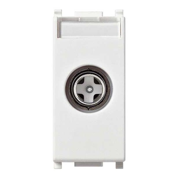 TV / AUDIO VTIČNICA PLANA KONČNA SAT-TV-R BELA, 1M