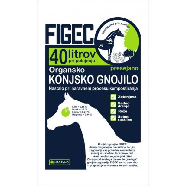 ORGANSKO KONJSKO GNOJILO FIGEC 40L