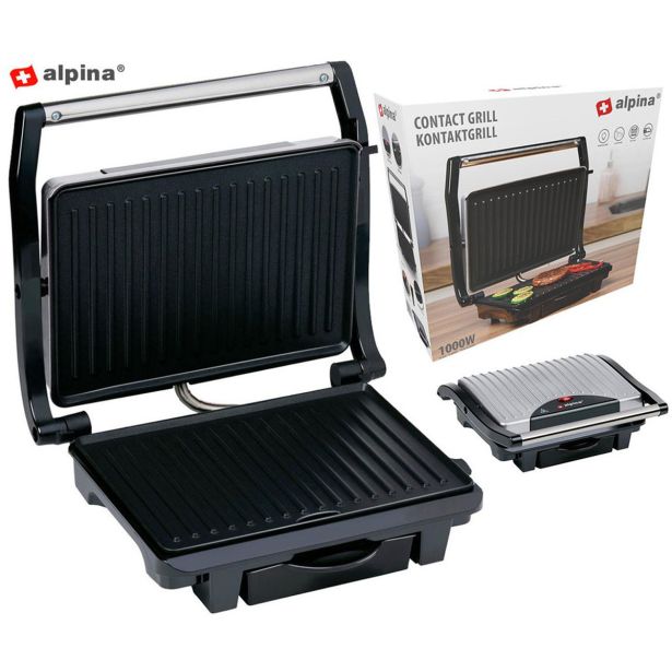 KONTAKTNI ŽAR ALPINA GRILL 1000W