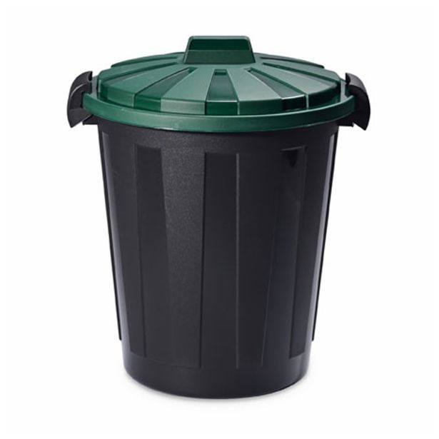 KONTEJNER - ZABOJNIK 60 L, PVC, SORTIRANO ČRN/MODER, RUMEN, ZELEN